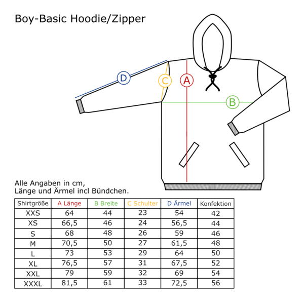 Boy-Hoodie/Zipper Basic