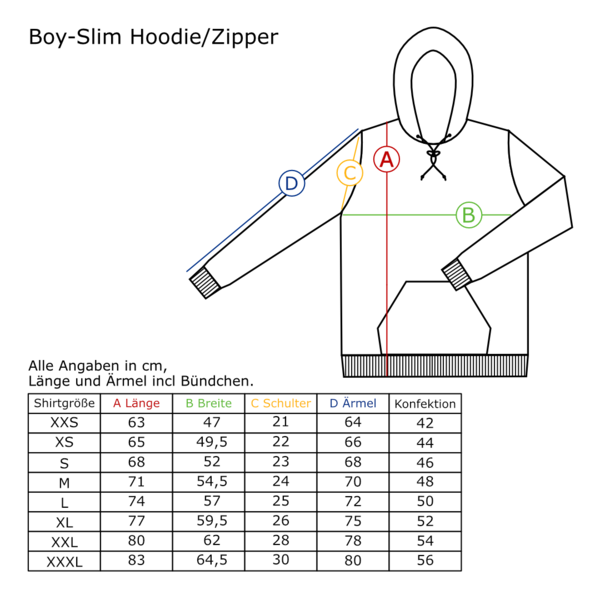 Boy-Hoodie/Zipper Slim