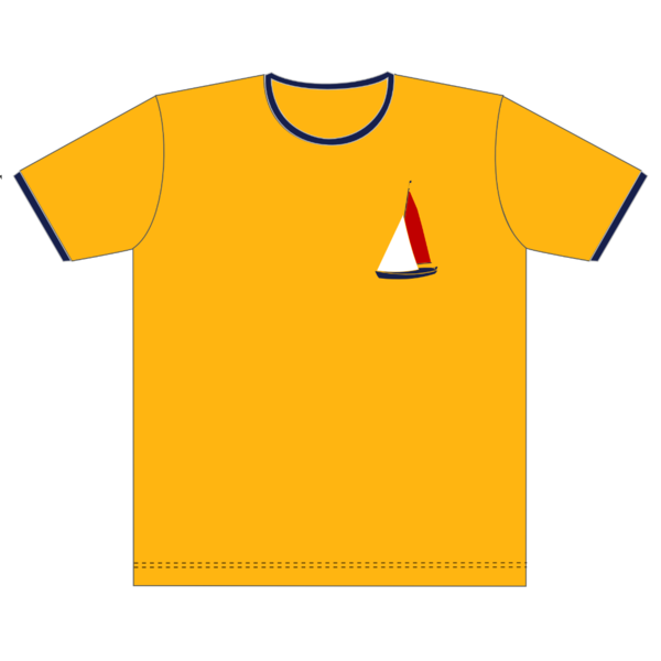 Boy-T-Shirt Jolle gelb
